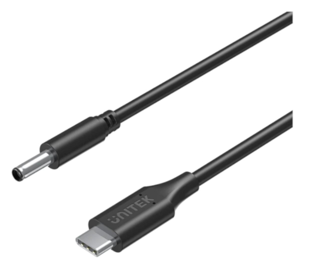 UNITEK Kabel zasilający USB-C Jack 4.5x 3mm Dell C14120BK-1.8M - 1192129 - zdjęcie